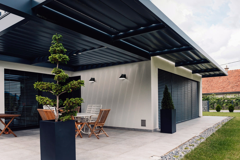 Conoid LED Conoid Large LED Outdoor Wall Sconce by Studio M Lighting – lifestyle
