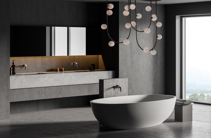 Contour 19-Light Fixed Stem Ceiling Light by Studio M Lighting – lifestyle