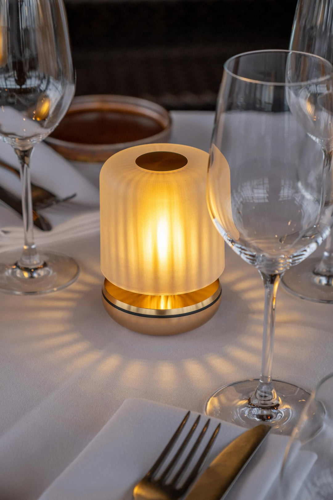 Humble Firefly Table Light lifestyle dining table