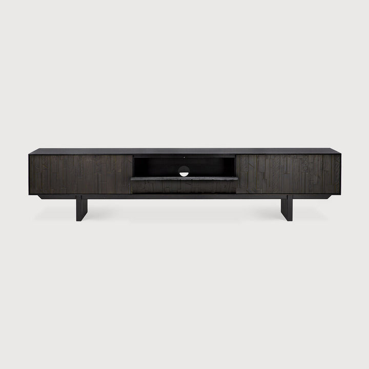 Mosaic TV Media Console by Ethnicraft Media Cabs Ethnicraft