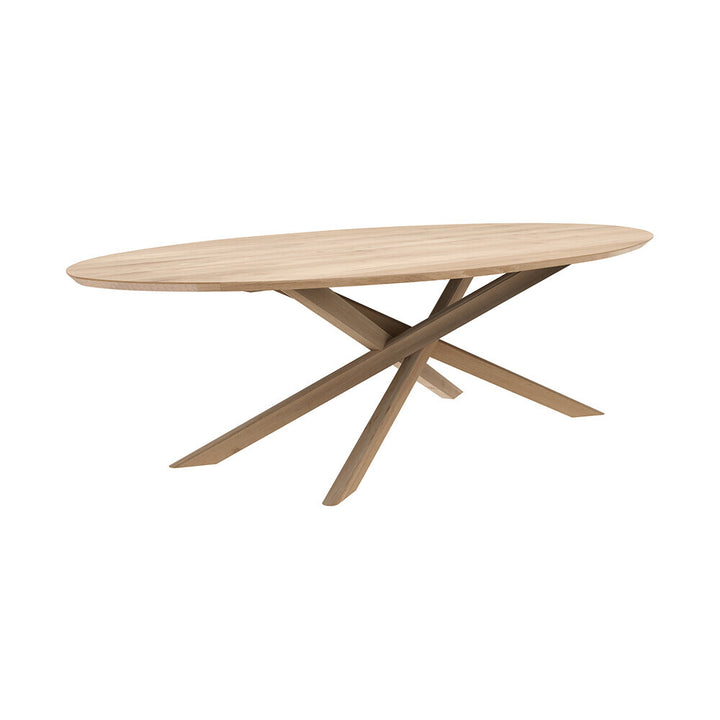 Mikado Oval Dining Table by Ethnicraft Dining Table Ethnicraft