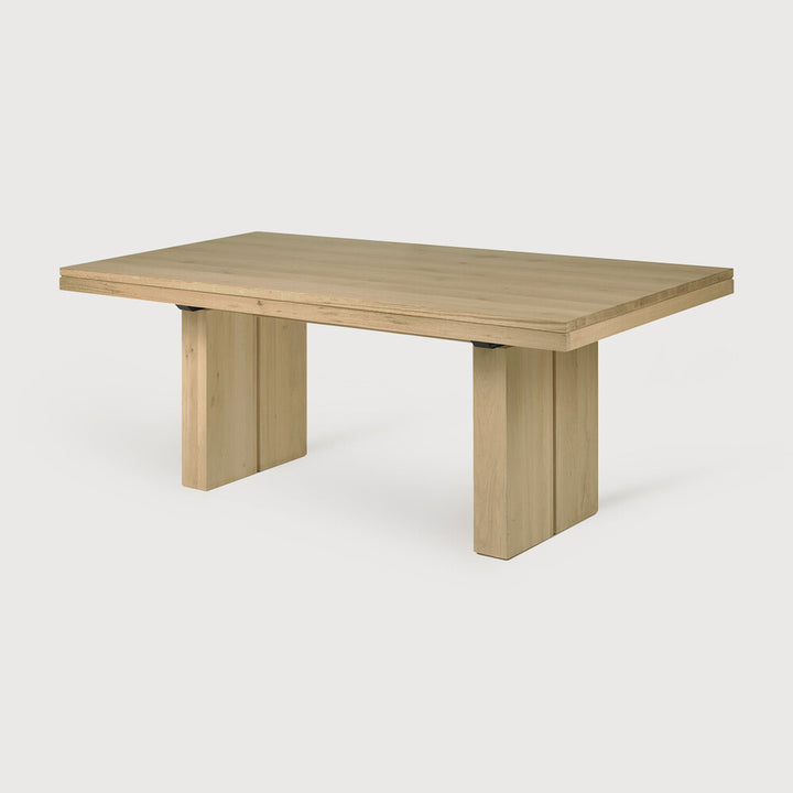 Double Extendable Dining Table by Ethnicraft Dining Table Ethnicraft