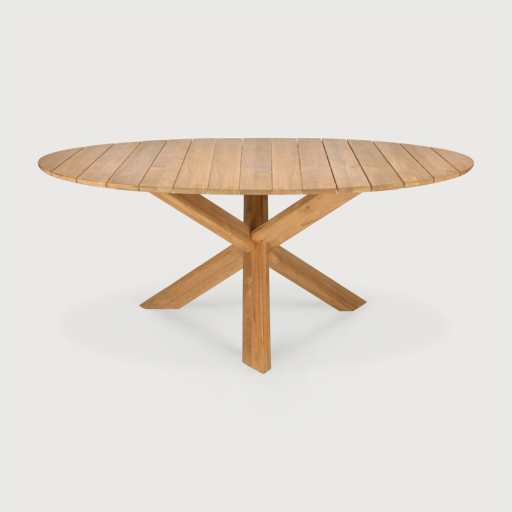 Circle Outdoor Dining Table by Ethnicraft Outdoor Dining Table Ethnicraft