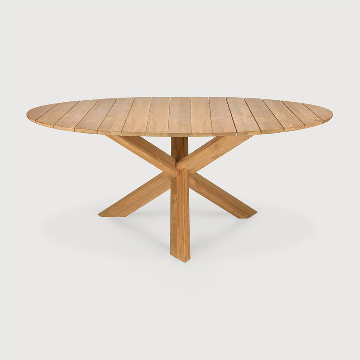 Circle Outdoor Dining Table by Ethnicraft Outdoor Dining Table Ethnicraft