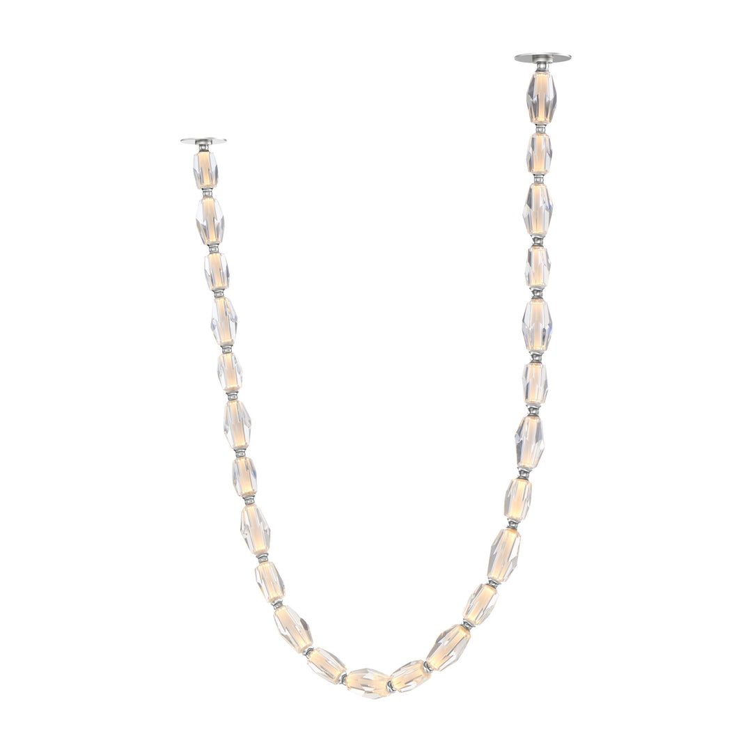 Dolce Vita 132" LED Pendant by Studio M Lighting in Polished Nickel