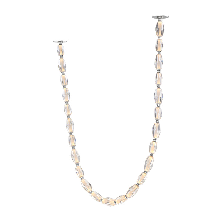 Dolce Vita 132" LED Pendant by Studio M Lighting in Polished Nickel