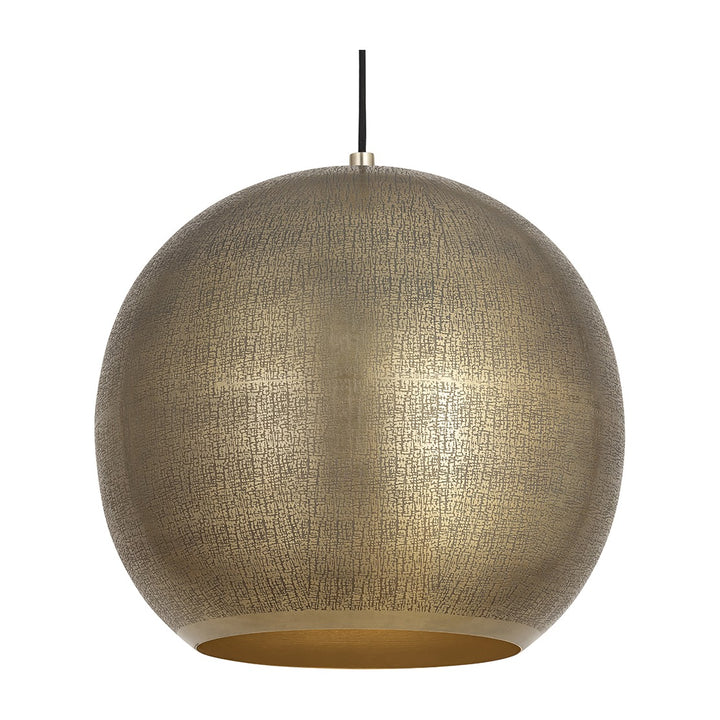 Aurelia 1-Light by Studio M Lighting in Weathered Brass