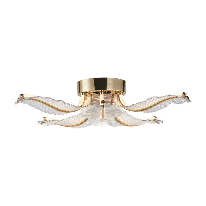 Lillet 6-Light LED Flush Mount by Studio M Lighting in Gold