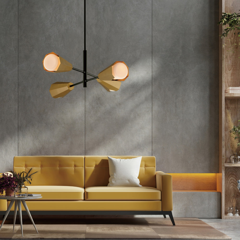Rizzo 4-Light Chandelier by Studio M Lighting – lifestyle