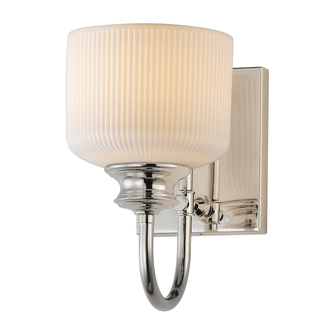 Bisque 1-Light Wall Sconce by Studio M Lighting in Polished Nickel
