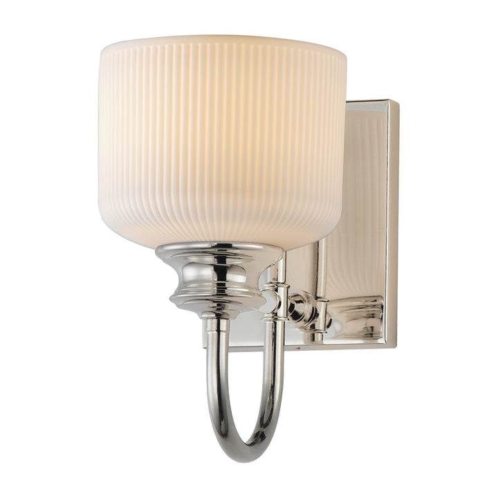Bisque 1-Light Wall Sconce by Studio M Lighting in Polished Nickel