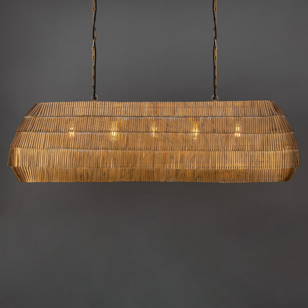 Gilda 5-Light Linear Pendant by Studio M Lighting – lifestyle