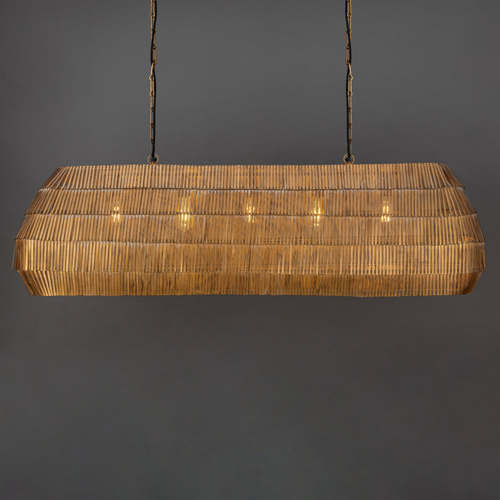 Gilda 5-Light Linear Pendant by Studio M Lighting – lifestyle