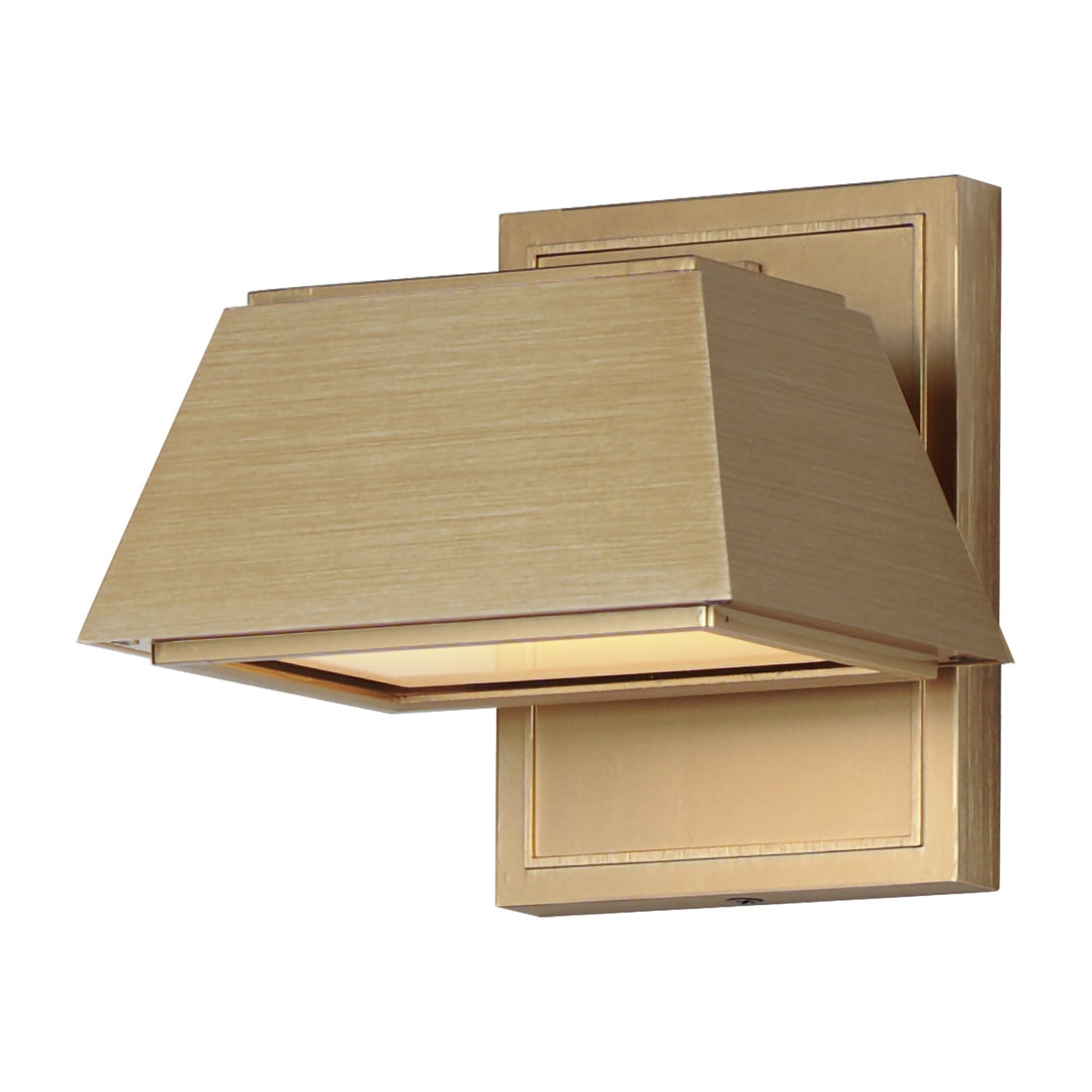 Mansard LED Outdoor Sconce by Studio M Lighting in Antique Brass