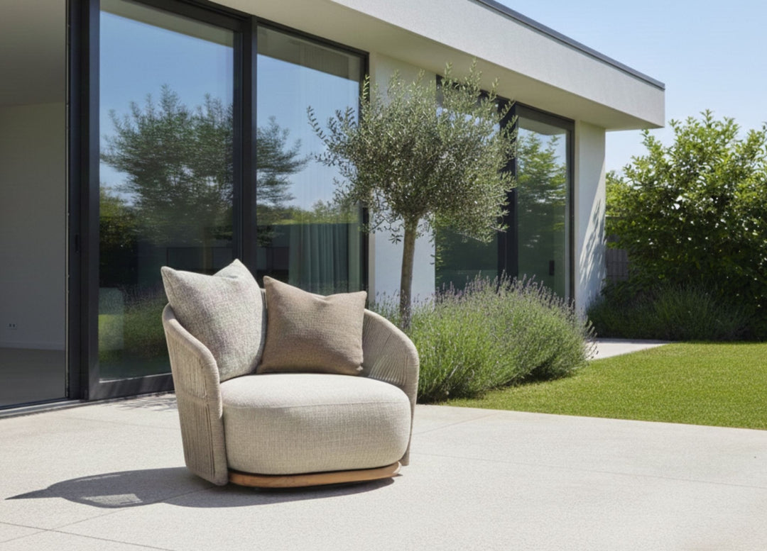 Wave Swivel Armchair by Whiteline Modern Living – lifestyle