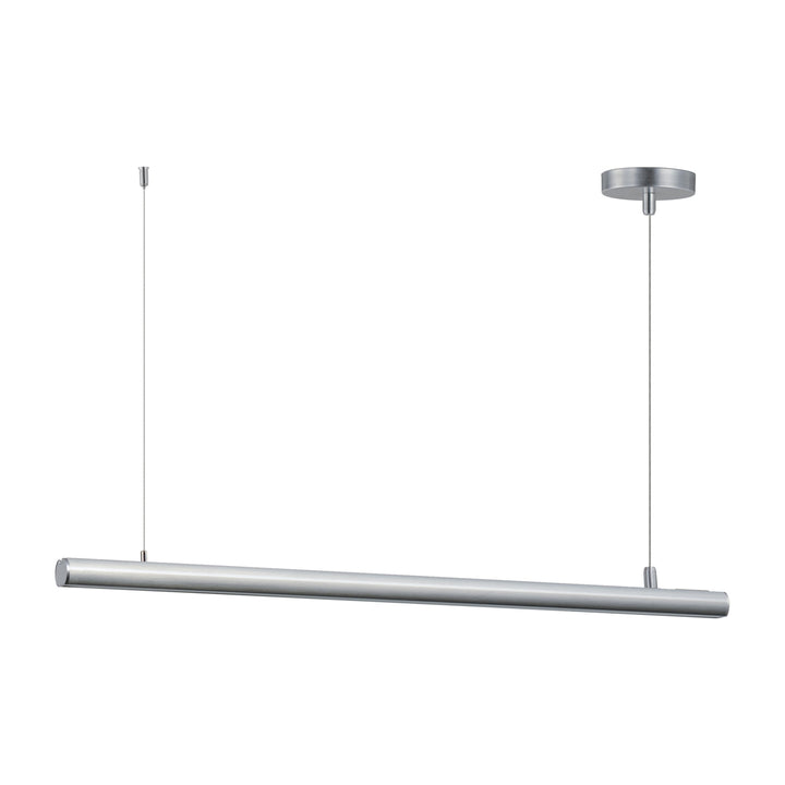 Continuum 36 LED Pendant by Studio M Lighting in Satin Aluminum