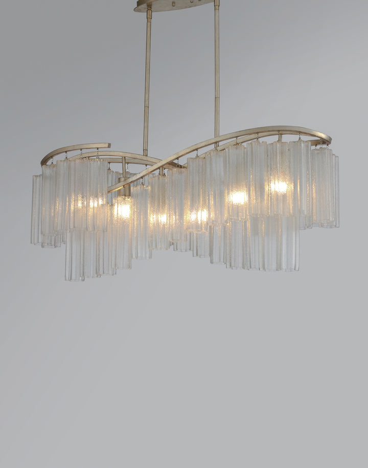 Victoria 6-Light Linear Chandelier by Studio M Lighting – lifestyle