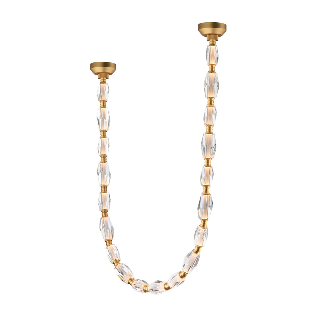 Dolce Vita 108" LED Pendant by Studio M Lighting in Gold