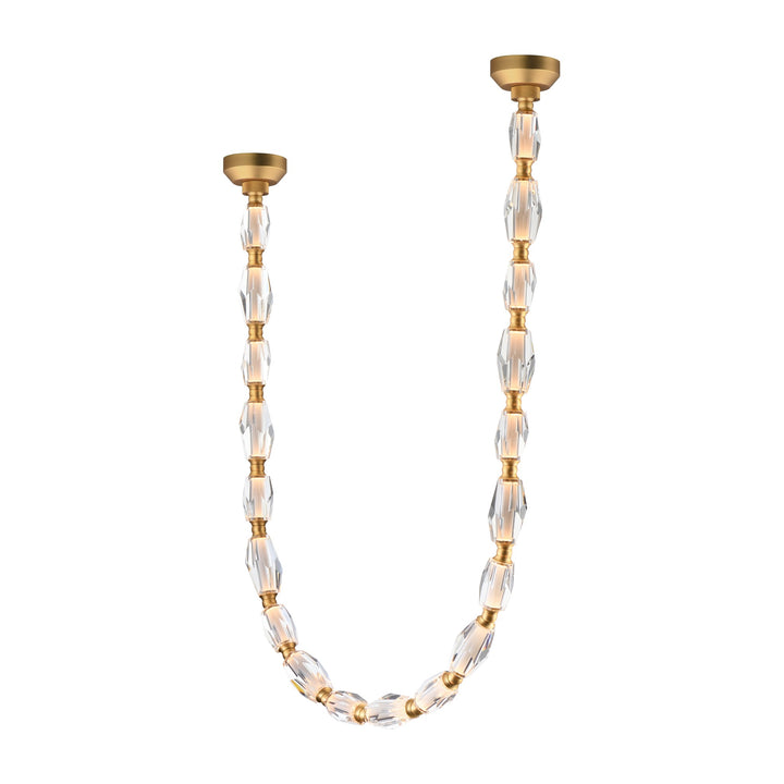 Dolce Vita 108" LED Pendant by Studio M Lighting in Gold