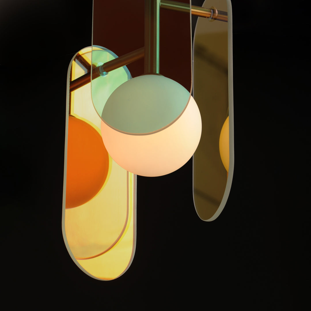 Megalith - Glass Megalith Cord Hung Pendant by Studio M Lighting – lifestyle