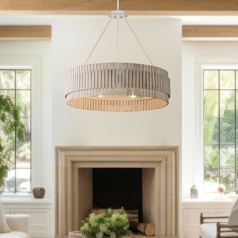 Satori 6-Light Chandelier by Studio M Lighting – lifestyle