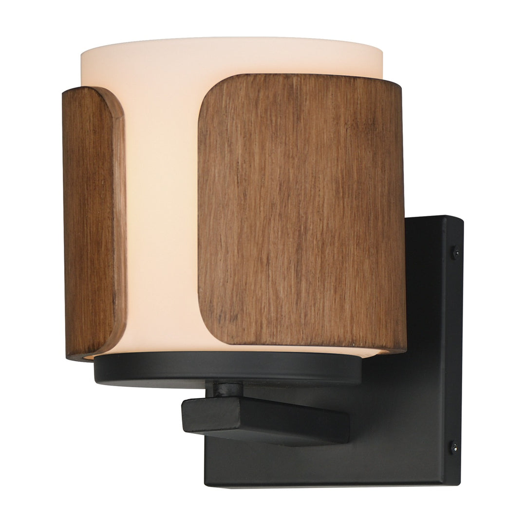 Draughtsman Wall Sconce by Studio M Lighting in Walnut / Black