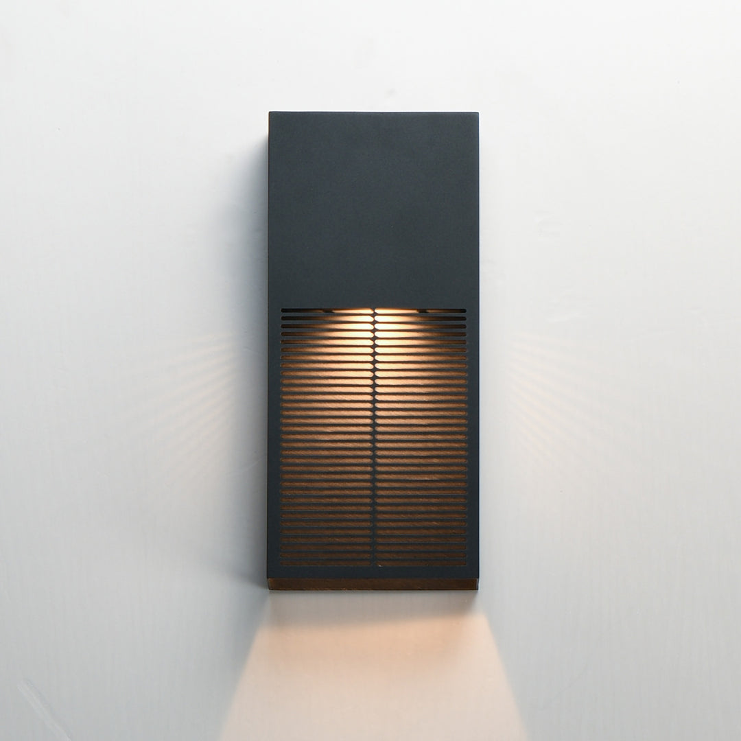 Grate 14 LED Outdoor Wall Sconce by Studio M Lighting – lifestyle