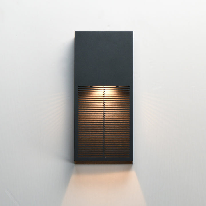 Grate 14 LED Outdoor Wall Sconce by Studio M Lighting – lifestyle