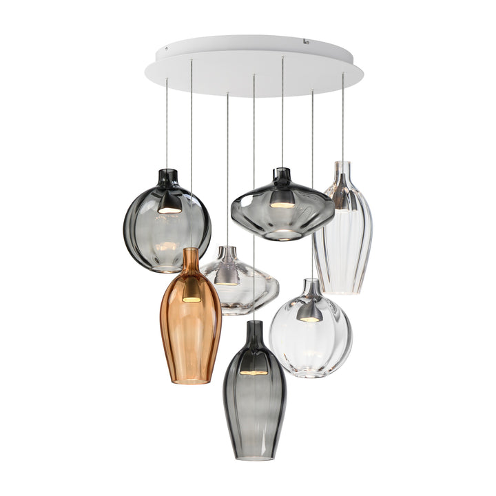Ray Dance 7-Light LED Multi-Pendant by Studio M Lighting
