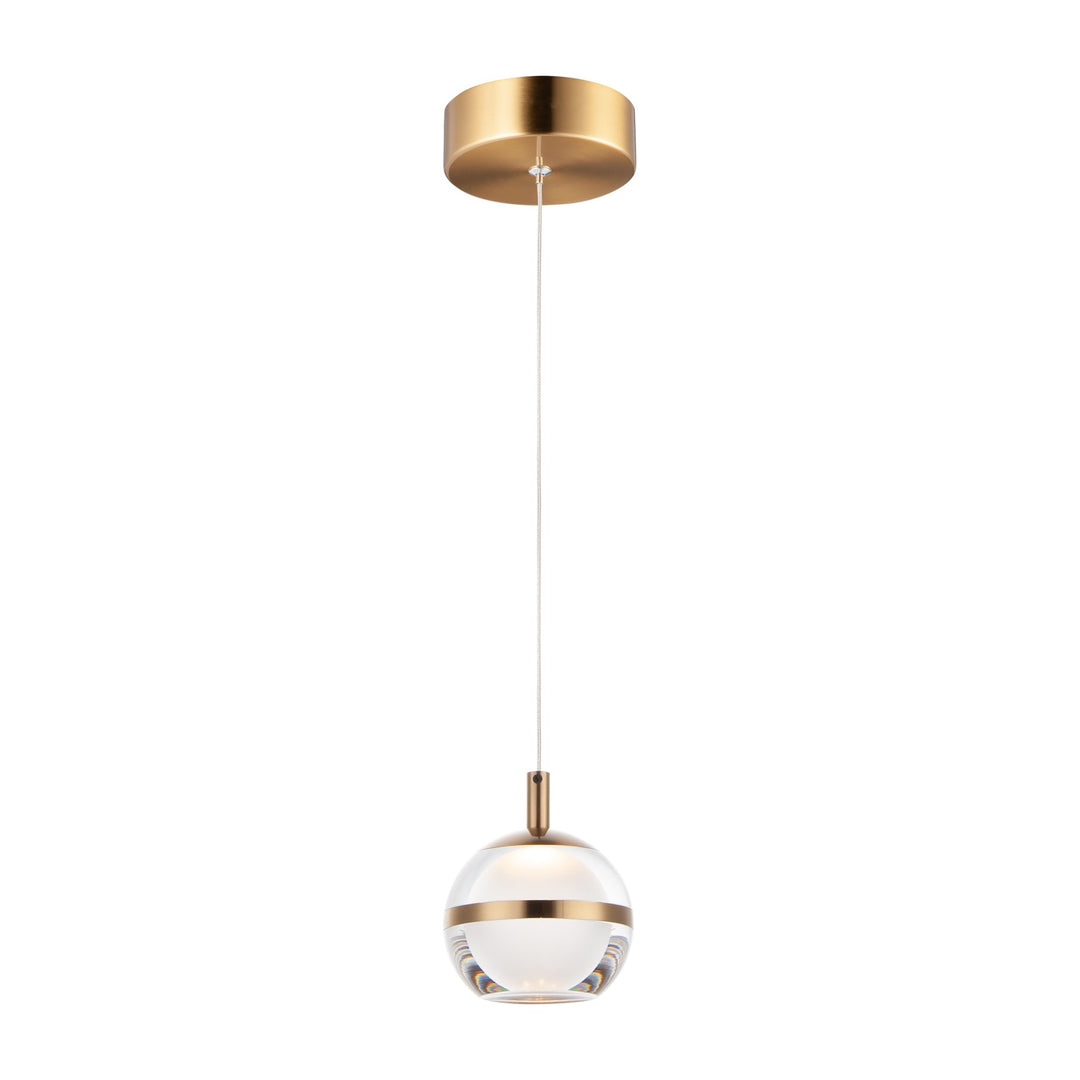 Swank Pendant by Studio M Lighting in Natural Aged Brass