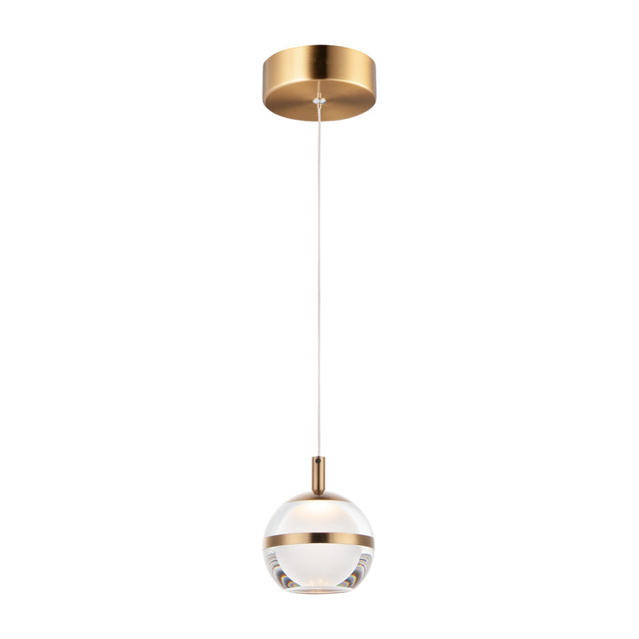 Swank Pendant by Studio M Lighting in Natural Aged Brass