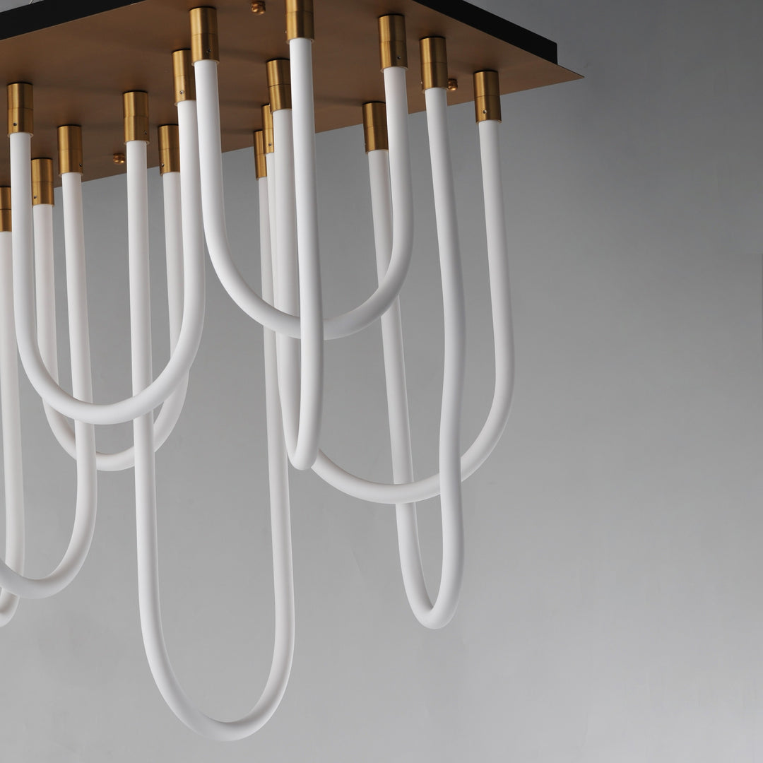 Soleil 14-Light LED SQ Flush Mount by Studio M Lighting – lifestyle