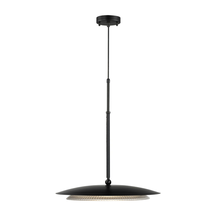 Prismatic 20" LED Pendant by Studio M Lighting in Black