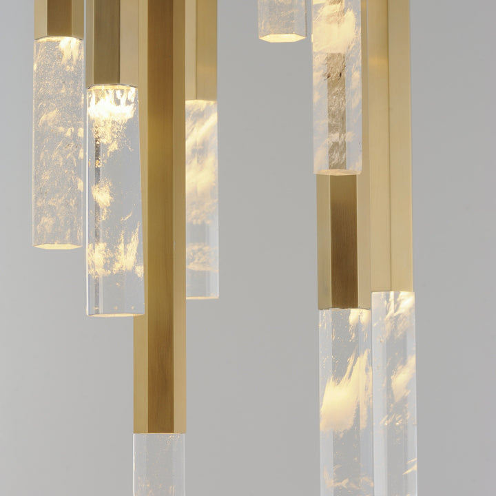 Diaphane LED 9-Light Pendant by Studio M Lighting – lifestyle