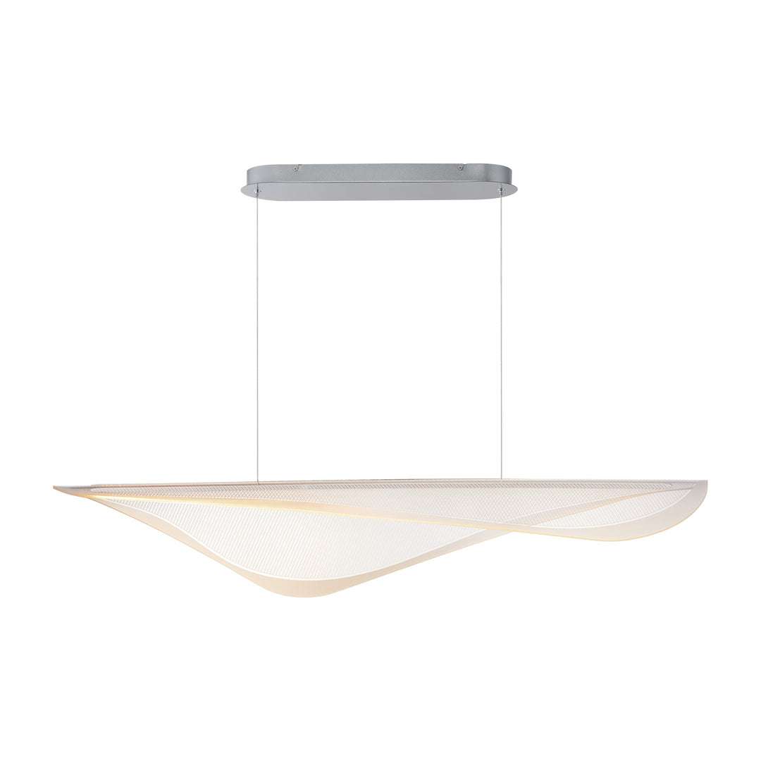 Manta LED Linear Pendant by Studio M Lighting in Polished Chrome