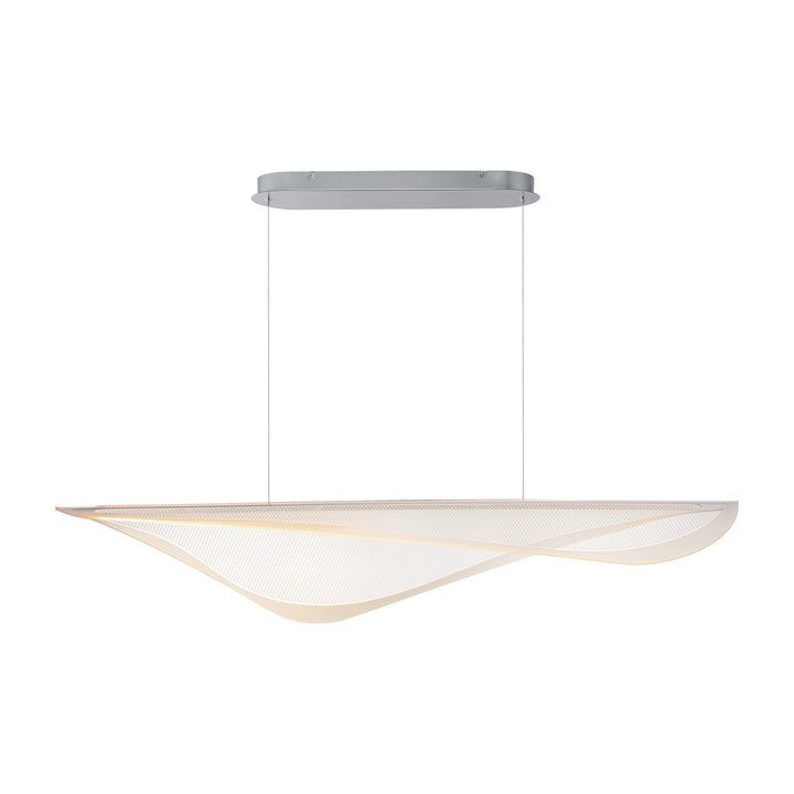 Manta LED Linear Pendant by Studio M Lighting in Polished Chrome
