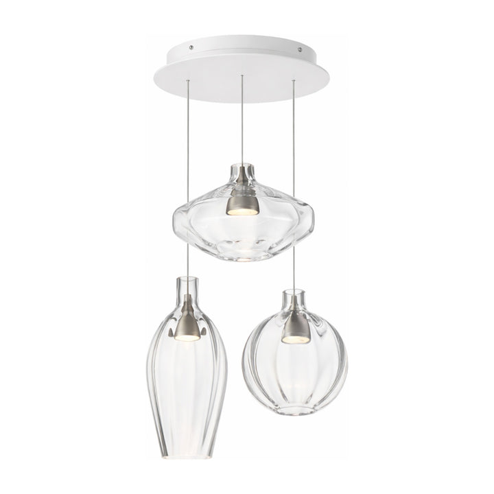 Ray Dance 3-Light LED Multi-Pendant by Studio M Lighting