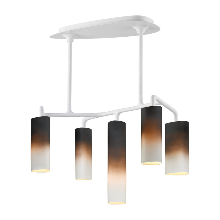 Tropo 5-Light LED Pendant by Studio M Lighting in White