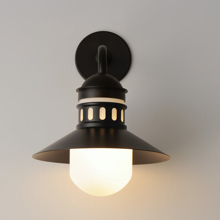 Admiralty 1-Light Outdoor Wall Sconce 365124 by Studio M Lighting – lifestyle
