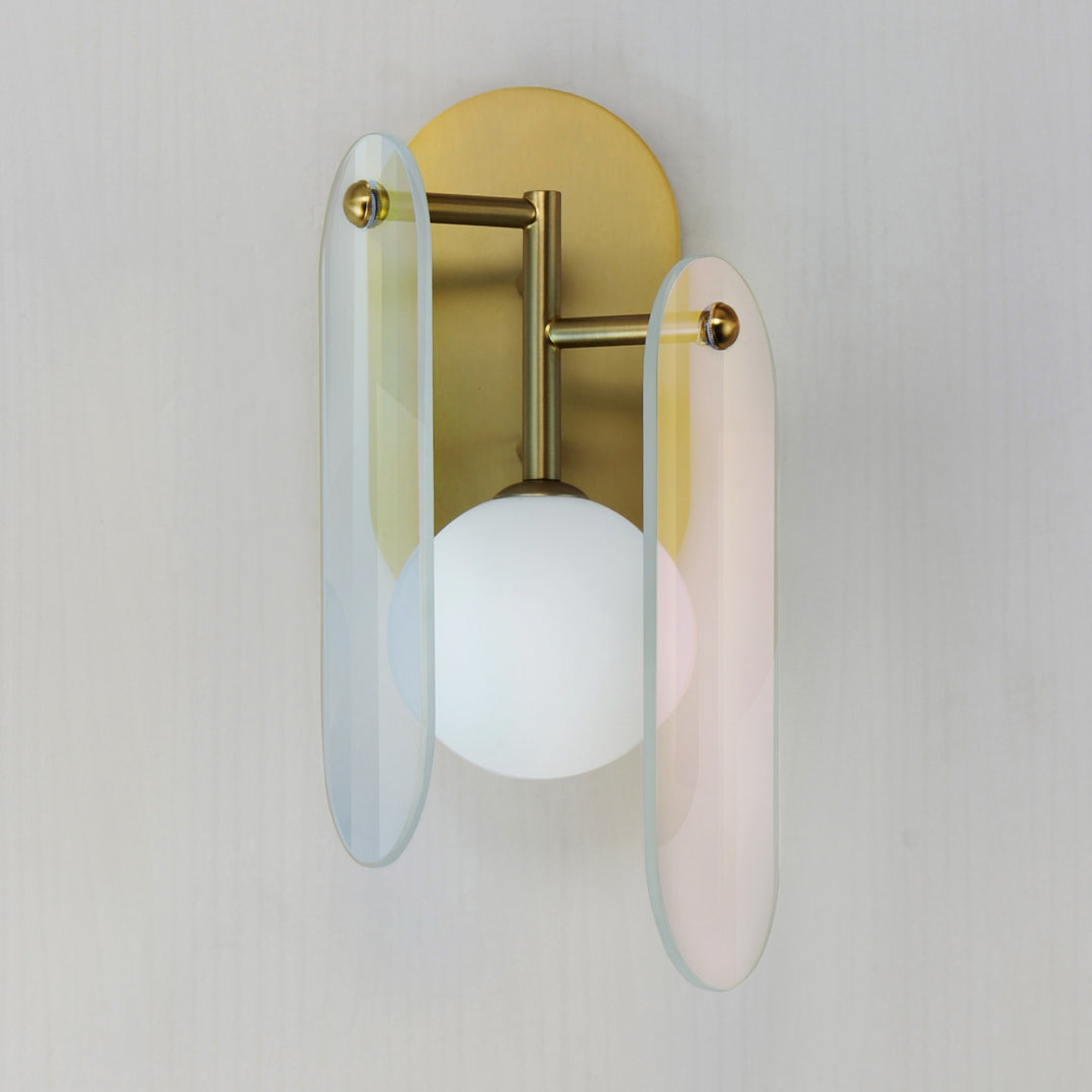 Megalith - Glass Megalith LED Wall Sconce by Studio M Lighting – lifestyle