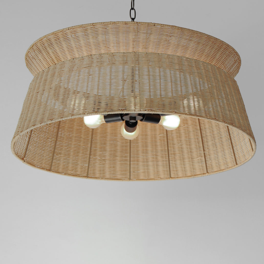 Tahiti Tulum 6-Light Chandelier by Studio M Lighting – lifestyle