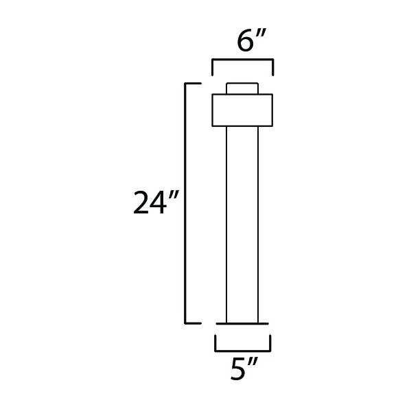 Reveal 12-24V LED Garden Light by Studio M Lighting – line drawing