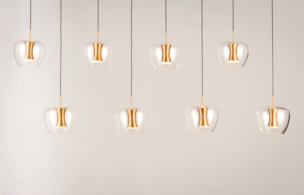 Newton LED 8-Light Pendant by Studio M Lighting – lifestyle