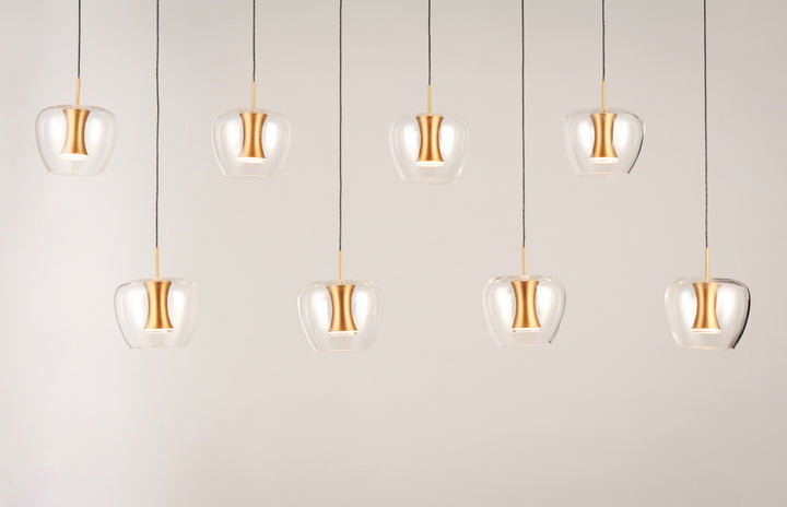 Newton LED 8-Light Pendant by Studio M Lighting – lifestyle
