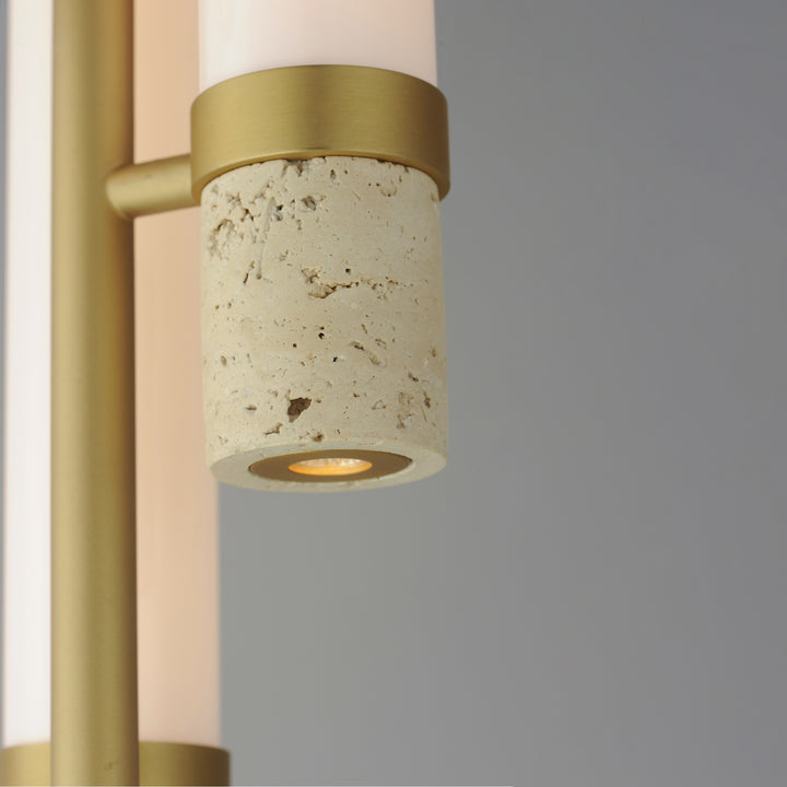 Travertine 3-Light LED Pendant by Studio M Lighting – lifestyle