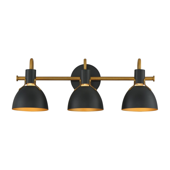 Dusk Wall Sconce by Studio M Lighting in Black / Antique Brass