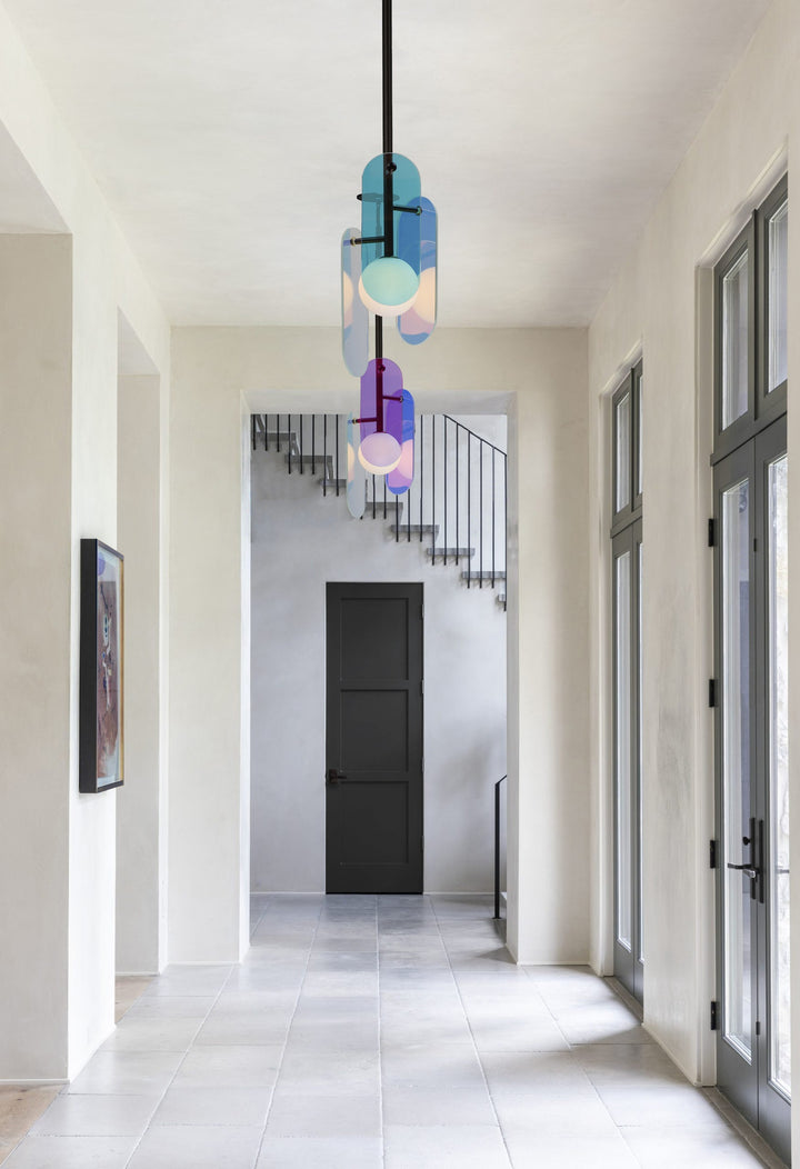 Megalith - Glass Megalith Stem Hung Pendant by Studio M Lighting – lifestyle