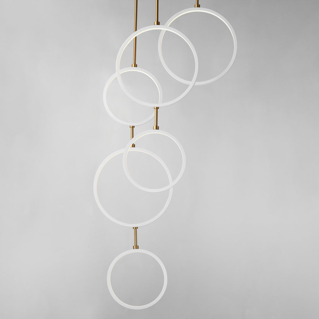 Hoopla 6-Light LED Pendant 254325 by Studio M Lighting – lifestyle