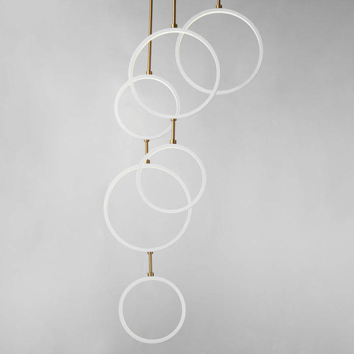 Hoopla 6-Light LED Pendant 254325 by Studio M Lighting – lifestyle