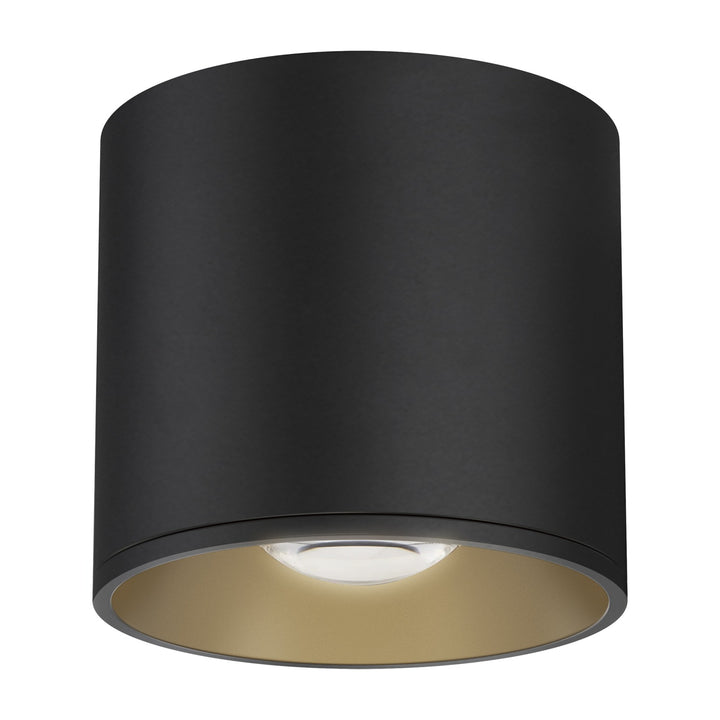 Stout RD 120-277V Indoor/Outdoor Flush Mount by Studio M Lighting in Black